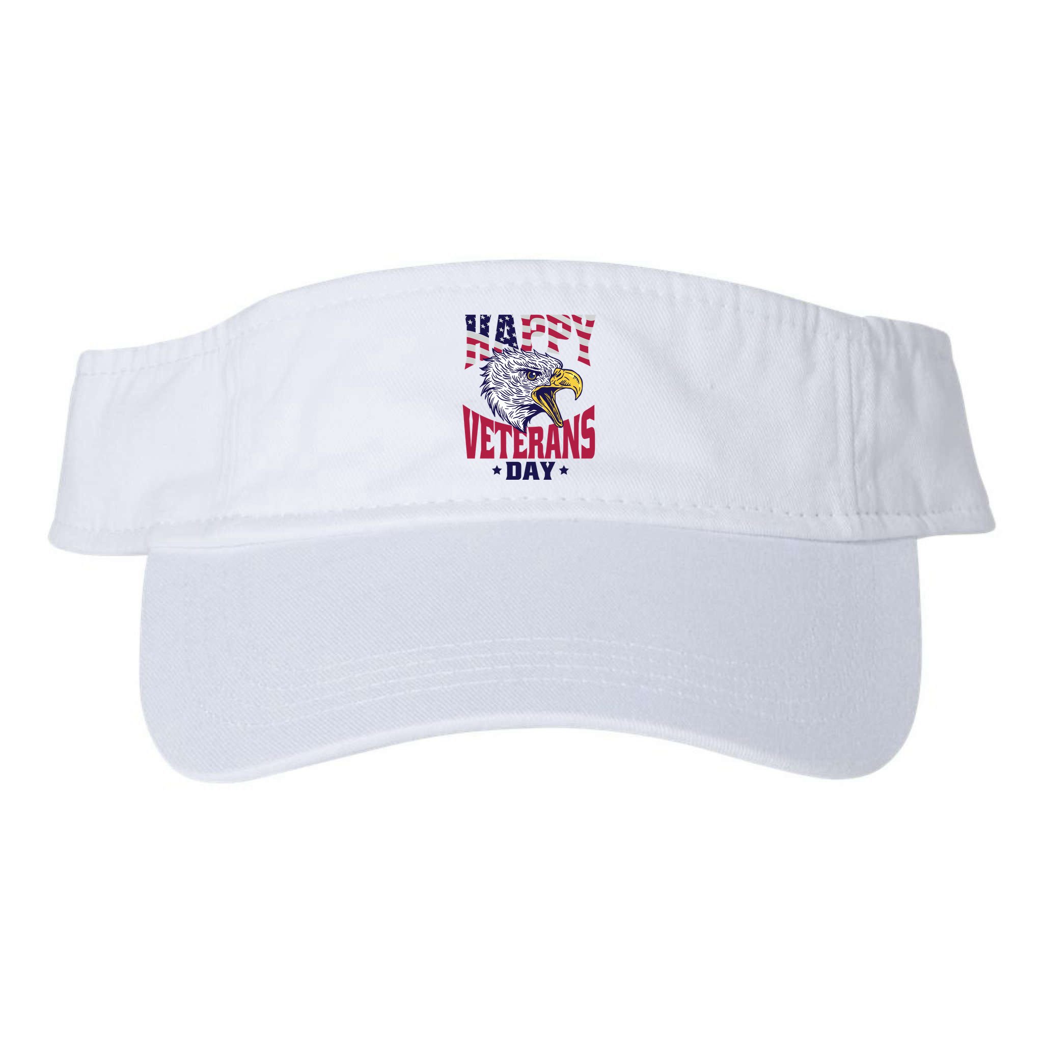 Happy Veterans Day Eagle Visor