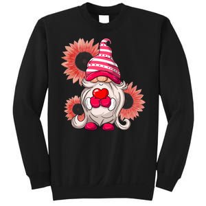 Happy Valentine's Day Gnome Sunflower Sweatshirt