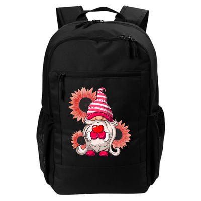 Happy Valentine's Day Gnome Sunflower Backpack