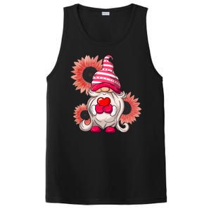 Happy Valentine's Day Gnome Sunflower PosiCharge Competitor Tank