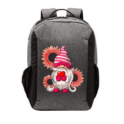 Happy Valentine's Day Gnome Sunflower Vector Backpack