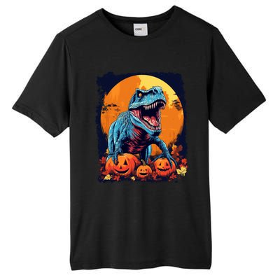 Halloween Vintage Dinosaur Trex Gift Tall Fusion ChromaSoft Performance T-Shirt