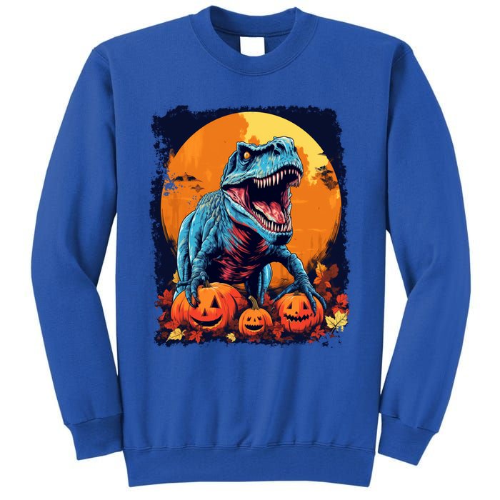 Halloween Vintage Dinosaur Trex Gift Tall Sweatshirt