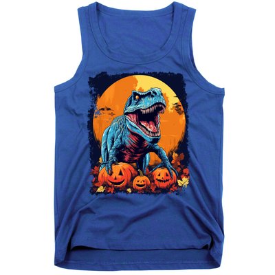 Halloween Vintage Dinosaur Trex Gift Tank Top