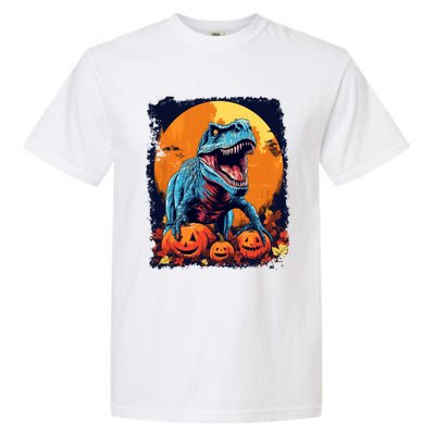 Halloween Vintage Dinosaur Trex Gift Garment-Dyed Heavyweight T-Shirt