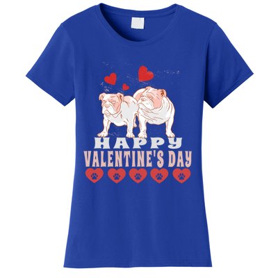 Happy Valentine's Day Love Dog Gift Women's T-Shirt