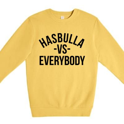 Hasbulla Vs Everybody Premium Crewneck Sweatshirt