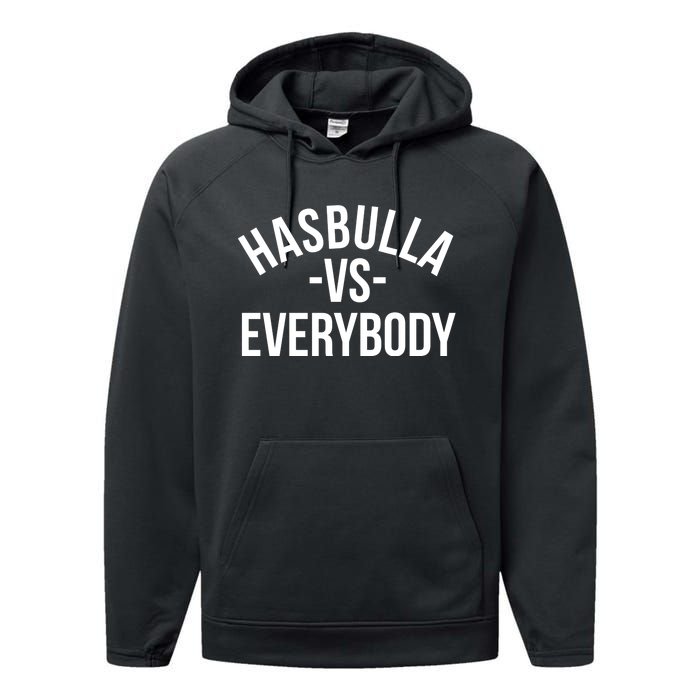 Hasbulla Vs Everybody Performance Fleece Hoodie