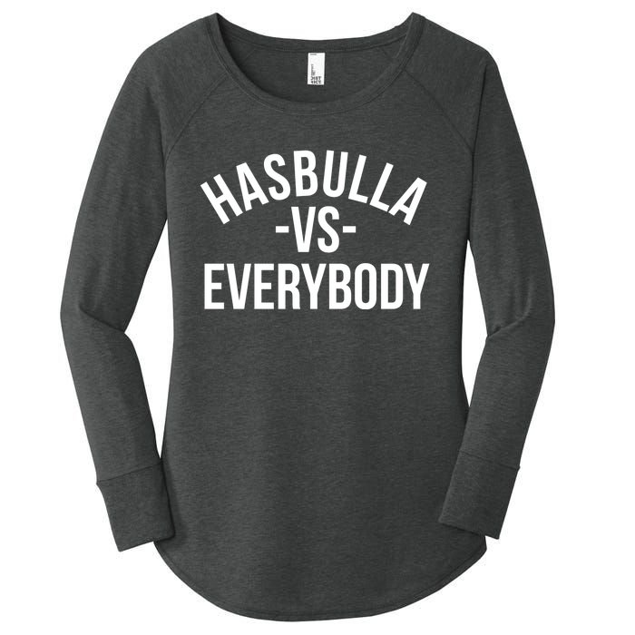 Hasbulla Vs Everybody Women's Perfect Tri Tunic Long Sleeve Shirt