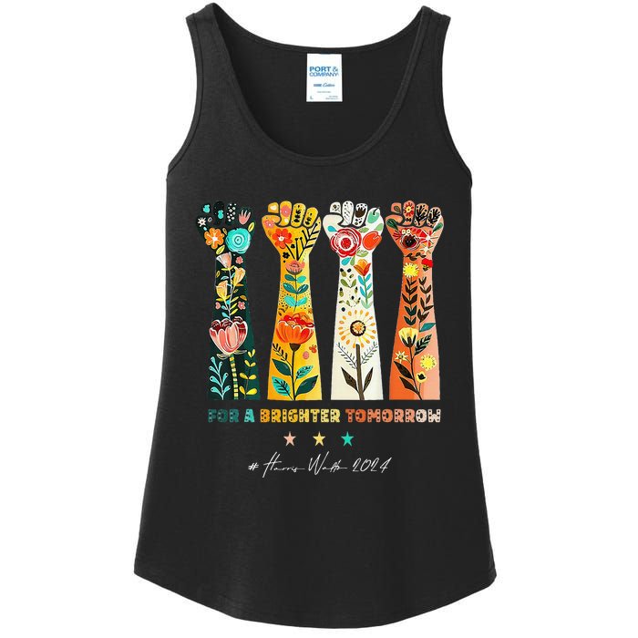 Hands Vote For A Brighter Tomorrow 2024 Ladies Essential Tank