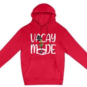 Holiday Vacation Feeling Cocktail Glas In Vacay Mode Gift Premium Pullover Hoodie