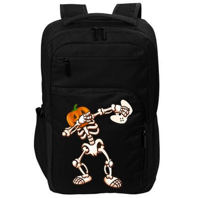 Halloween Video Game Pumpkin Skeleton Funny Costume Gamer Gift Impact Tech Backpack