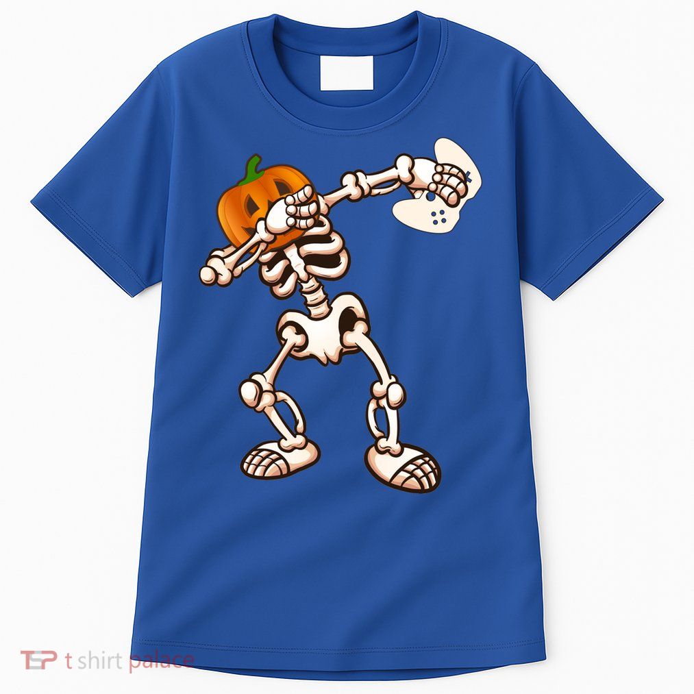 Halloween Video Game Pumpkin Skeleton Funny Costume Gamer Gift Tall T-Shirt