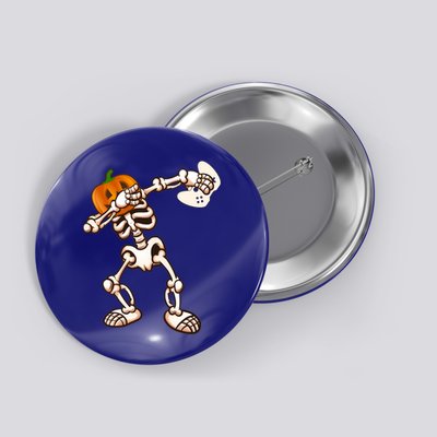 Halloween Video Game Pumpkin Skeleton Funny Costume Gamer Gift Button