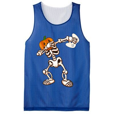 Halloween Video Game Pumpkin Skeleton Funny Costume Gamer Gift Mesh Reversible Basketball Jersey Tank