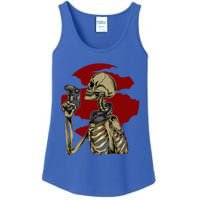 Halloween Video Game Skeleton Gamer Funny Costume For Gamer Gift Ladies Essential Tank