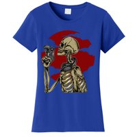 Halloween Video Game Skeleton Gamer Funny Costume For Gamer Gift Women's T-Shirt