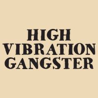 High Vibration Gangster Funny Spiritual Yoga Novelty Zip Tote Bag