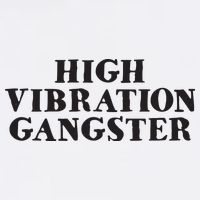 High Vibration Gangster Funny Spiritual Yoga Novelty Cooling Performance Crew T-Shirt