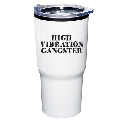 High Vibration Gangster Funny Spiritual Yoga Novelty Tumbler