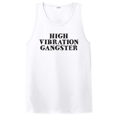 High Vibration Gangster Funny Spiritual Yoga Novelty PosiCharge Competitor Tank