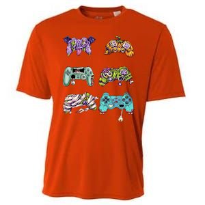 Halloween Video Gaming Controller Cooling Performance Crew T-Shirt