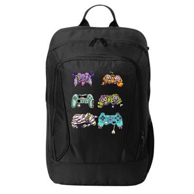 Halloween Video Gaming Controller City Backpack