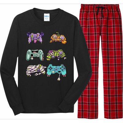 Halloween Video Gaming Controller Long Sleeve Pajama Set