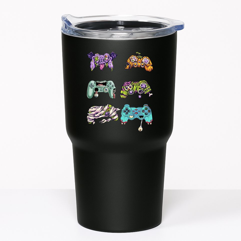 Halloween Video Gaming Controller Tumbler
