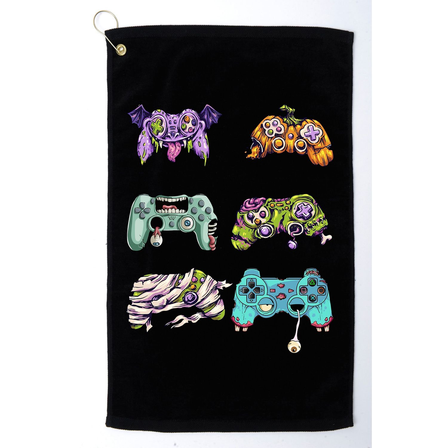 Halloween Video Gaming Controller Golf Towel