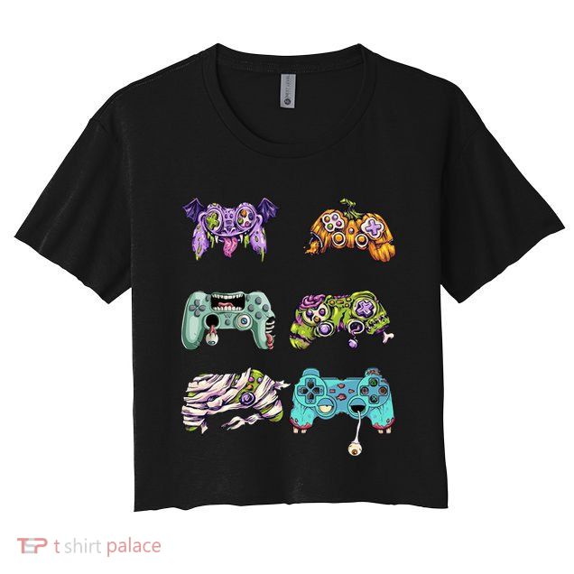 Halloween Video Gaming Controller Crop Top