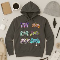Halloween Video Gaming Controller Hoodie