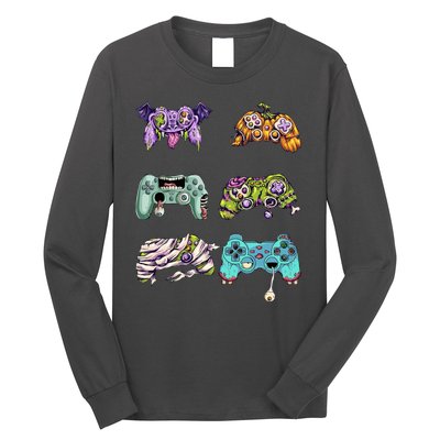 Halloween Video Gaming Controller Long Sleeve Shirt