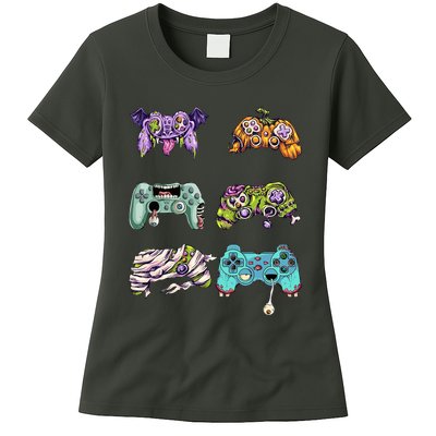 Halloween Video Gaming Controller Womens T-Shirt
