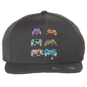 Halloween Video Gaming Controller Wool Snapback Cap