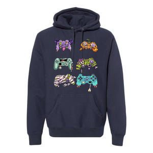 Halloween Video Gaming Controller Premium Hoodie