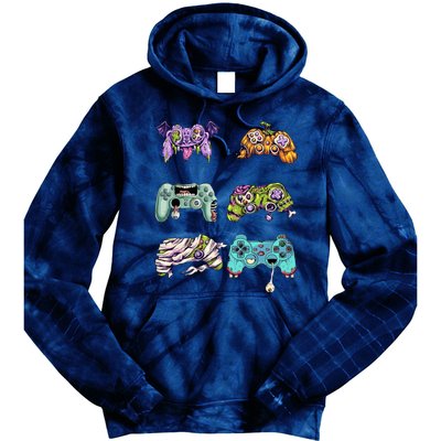 Halloween Video Gaming Controller Tie Dye Hoodie