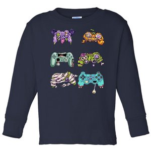 Halloween Video Gaming Controller Toddler Long Sleeve Shirt