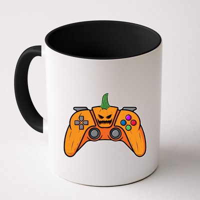 Halloween Video Game Controller With Pumpkin Face Gaming Funny Gift Mug