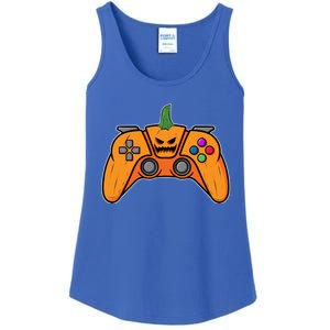 Halloween Video Game Controller With Pumpkin Face Gaming Funny Gift Ladies Essential Tank