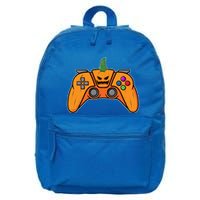 Halloween Video Game Controller With Pumpkin Face Gaming Funny Gift 16 in Basic Backpack