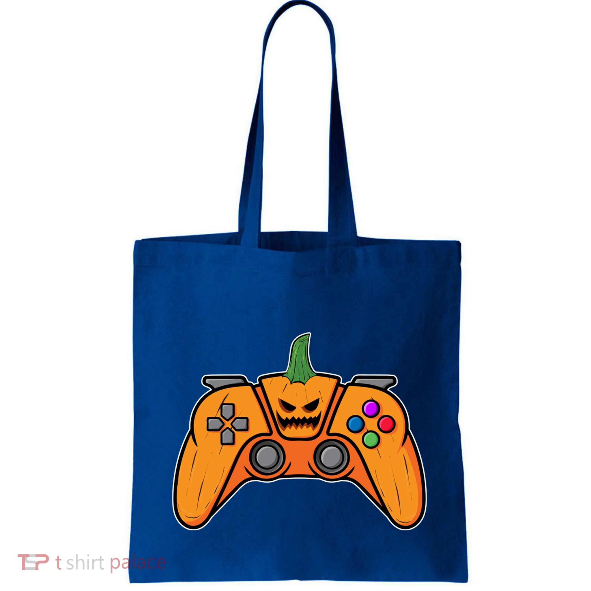 Halloween Video Game Controller With Pumpkin Face Gaming Funny Gift Bag