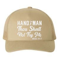 Handyman Vintage Handyman Thou Shall Not Try Me Mood 247 Yupoong Adult 5-Panel Trucker Hat