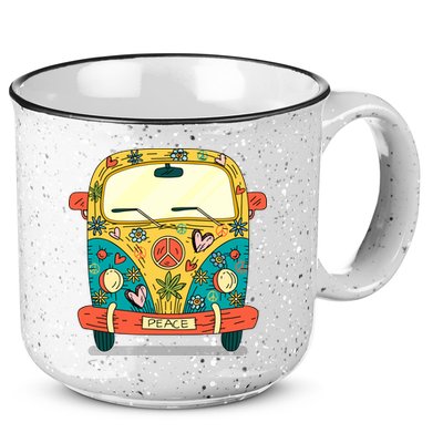 Hippie Van 15oz Campfire Ceramic Mug