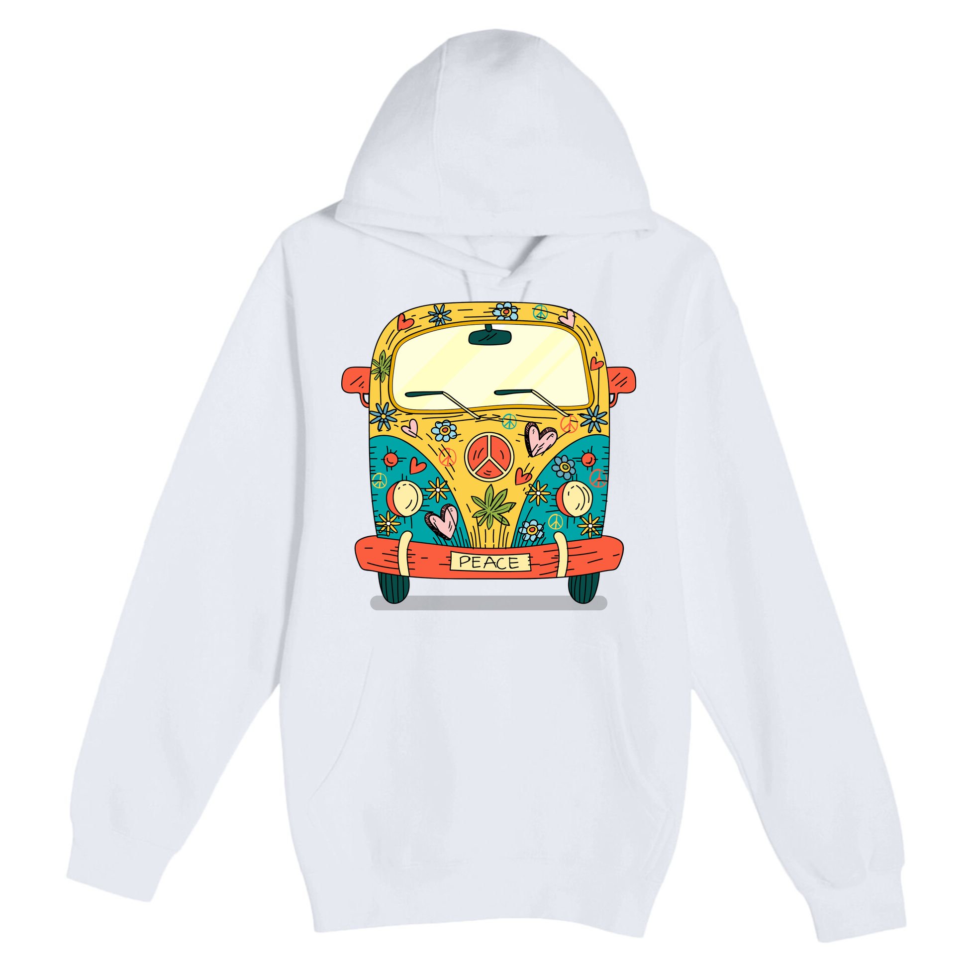 Hippie Van Premium Pullover Hoodie