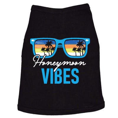 Honeymoon Vibes Honeymooning Vacation Wedding Bride Groom Doggie Tank