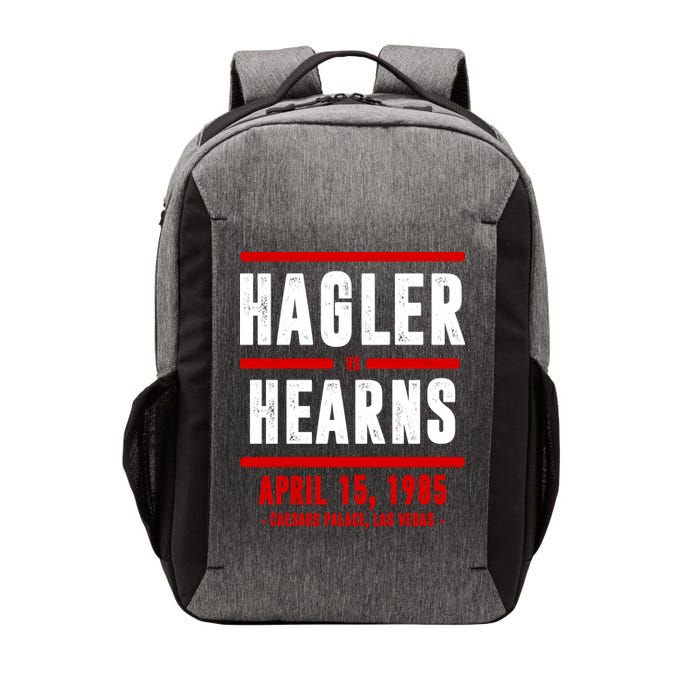 Hagler Vs Hearns 80s Boxing Vector Backpack