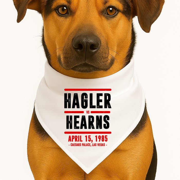 Hagler Vs Hearns 80s Boxing USA-Made Doggie Bandana