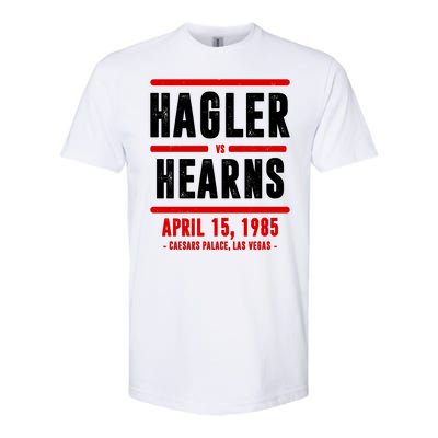 Hagler Vs Hearns 80s Boxing Softstyle® CVC T-Shirt