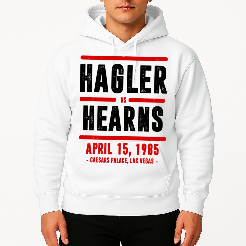 Hagler Vs Hearns 80s Boxing Hoodie